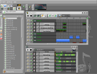 A song arranged in LMMS